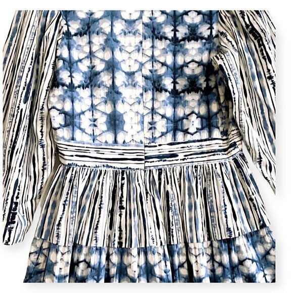 Anthropologie Behati Blue Print Mini Dress size S, NWT - Picture 13 of 16